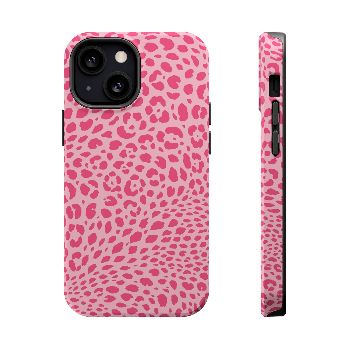 Light Pink Leopard MagSafe Tough iPhone Case
