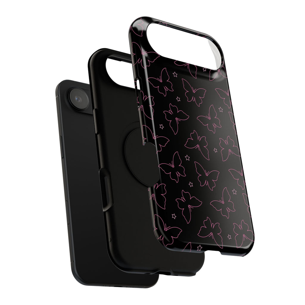 Midnight Flutter Tough iPhone Case