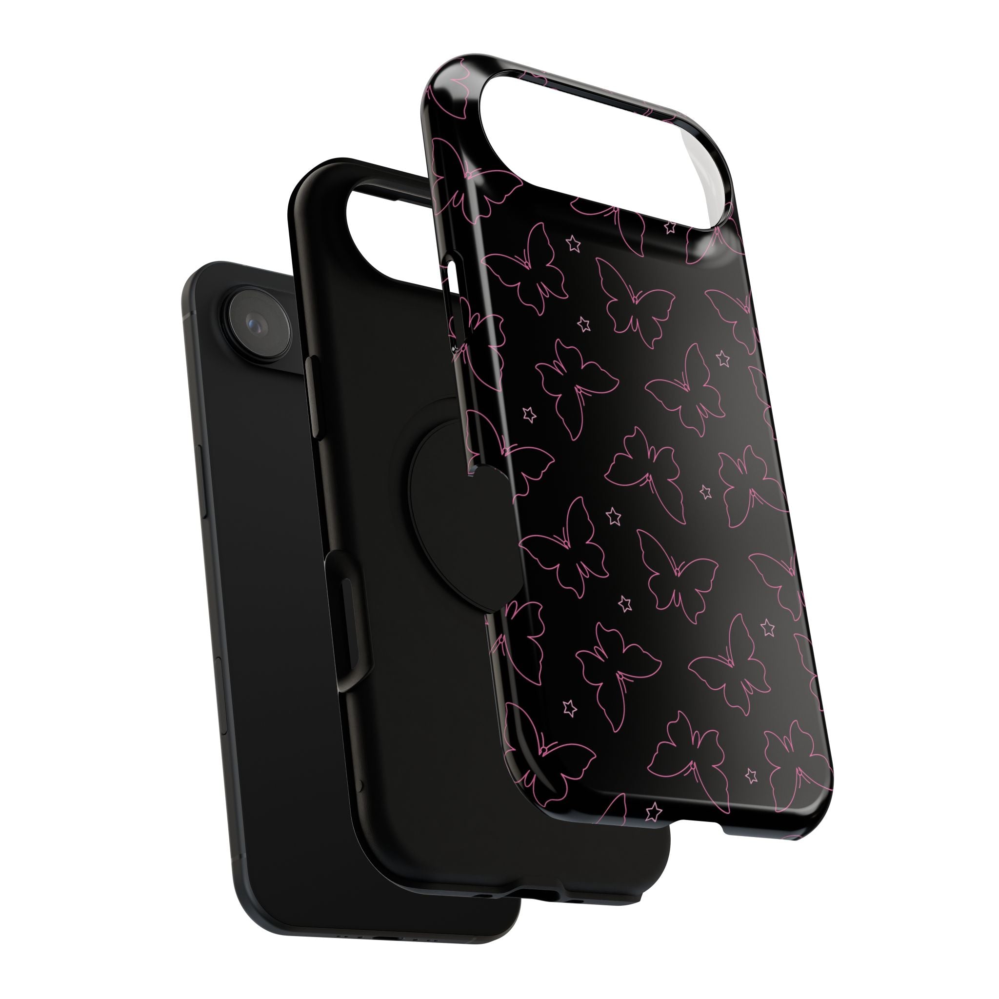 Midnight Flutter Tough iPhone Case
