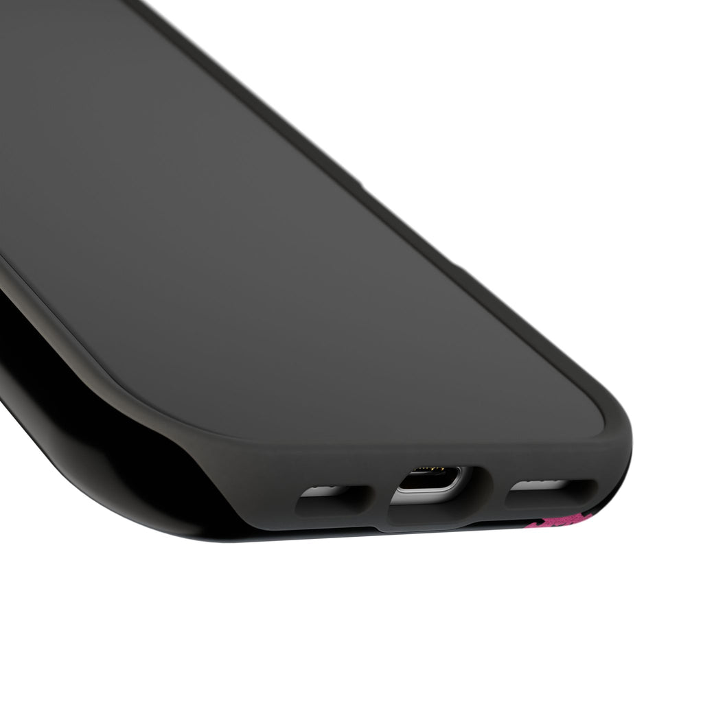 Pink Butterflies Tough iPhone Case