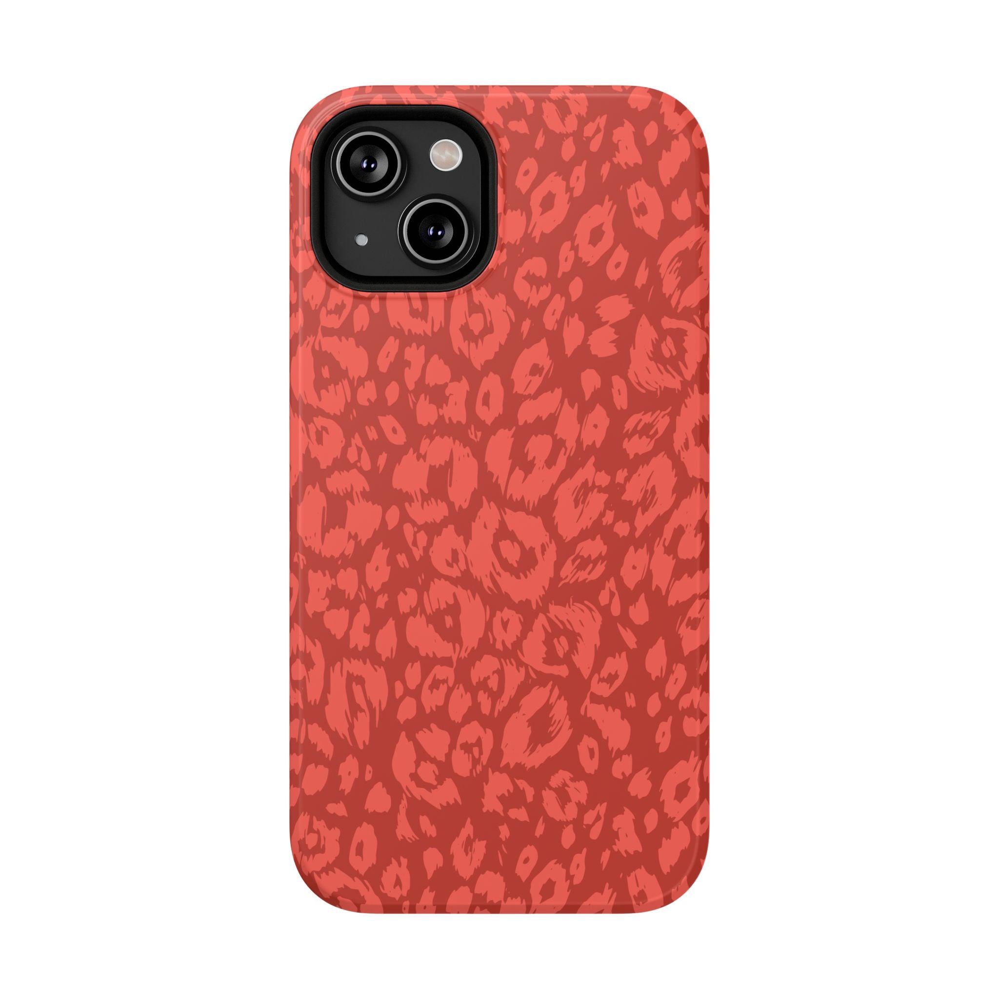 Red Leopard Tough iPhone Case