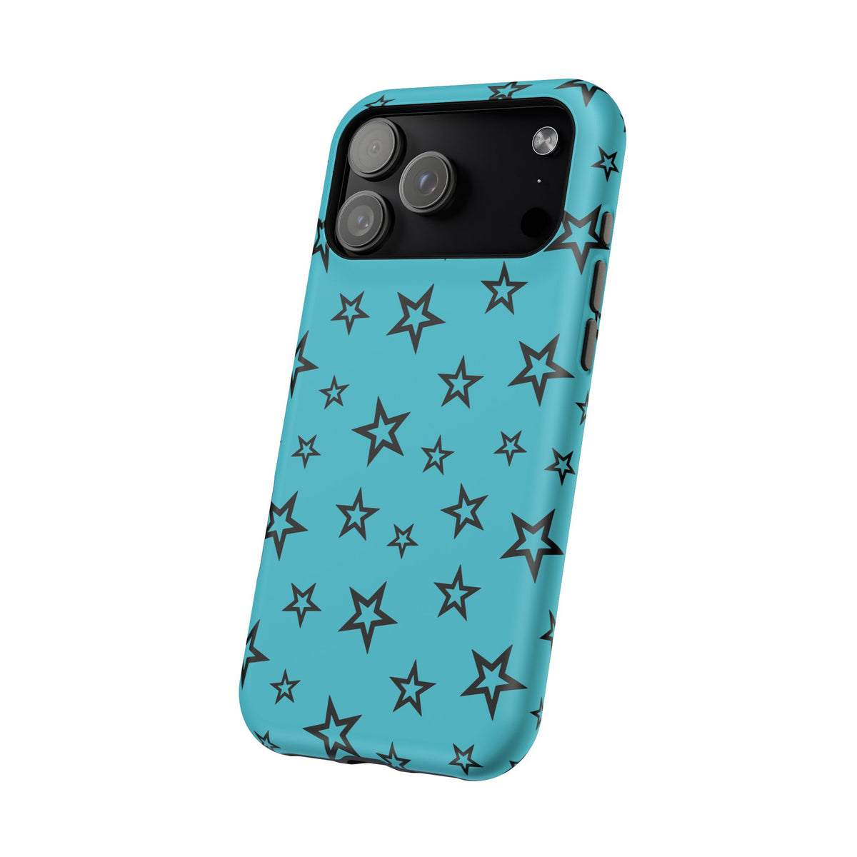 Turquoise Stars MagSafe Tough iPhone Case