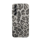 Grey Leopard Tough Samsung Case
