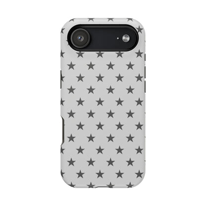 Grey Stars MagSafe Tough iPhone Case