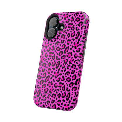 Pink Leopard MagSafe Tough iPhone Case