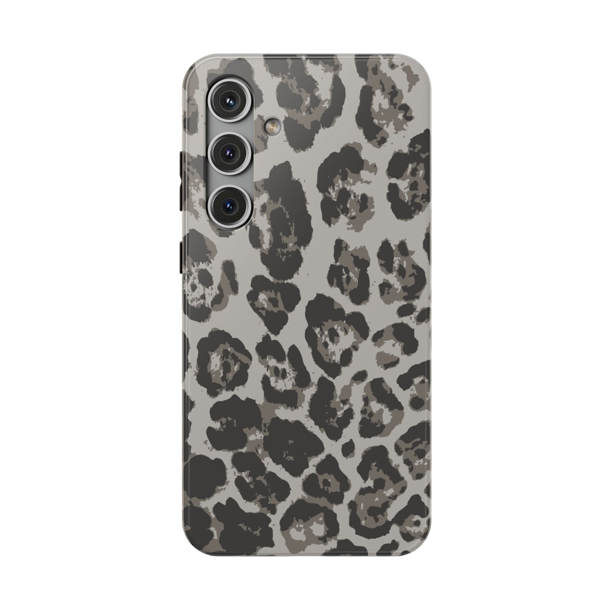 Grey Leopard Tough Samsung Case