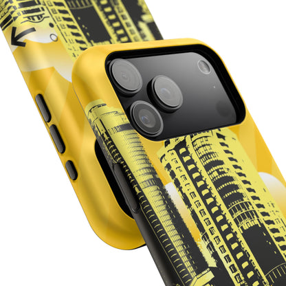 Yellow City Tough iPhone Case