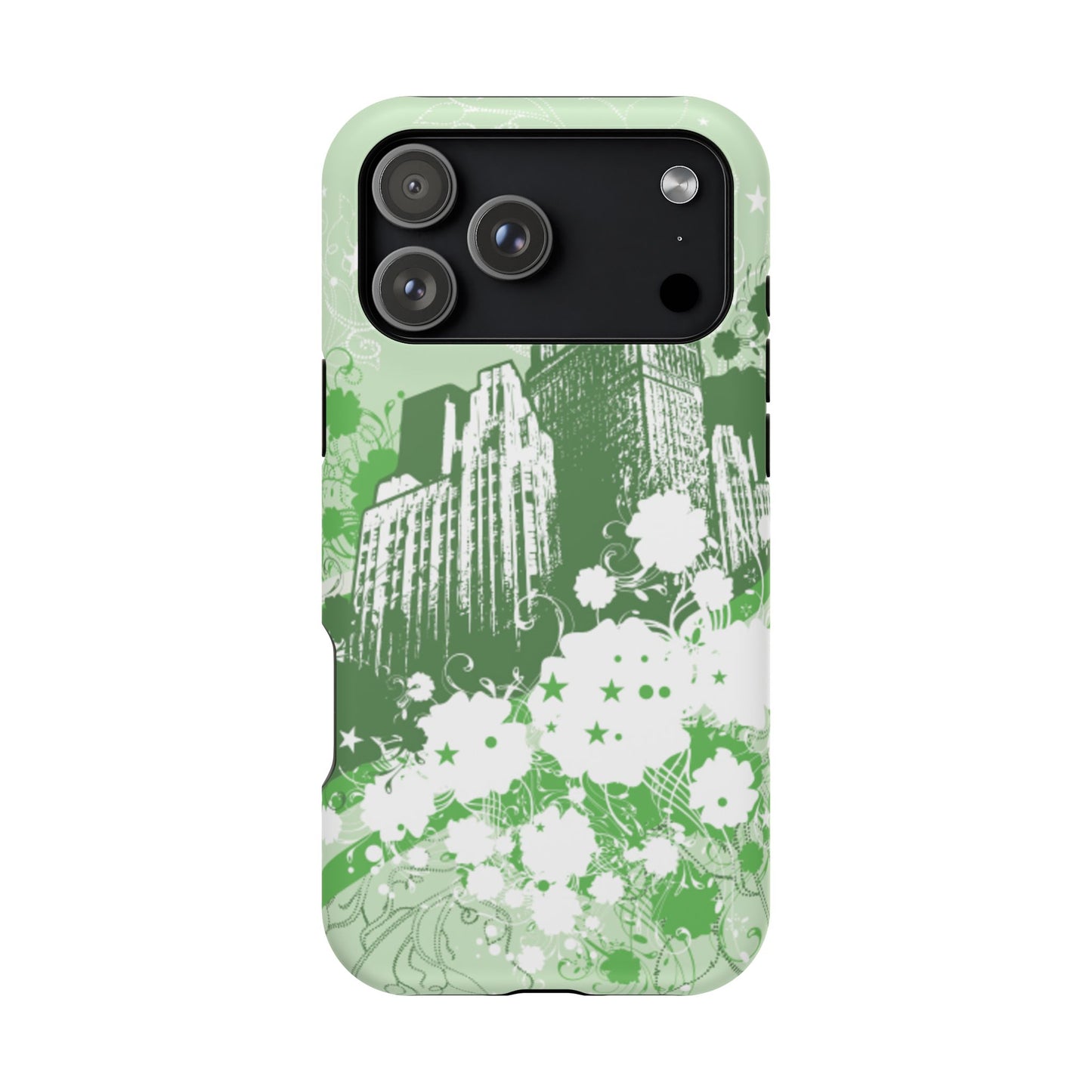 Green City Tough iPhone Case