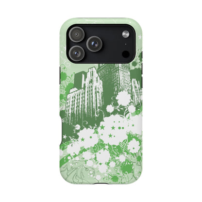 Green City Tough iPhone Case
