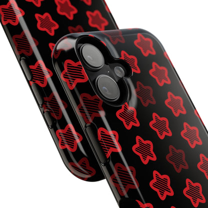 Red Stars Tough iPhone Case