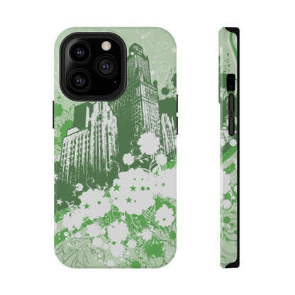 Green City Tough iPhone Case