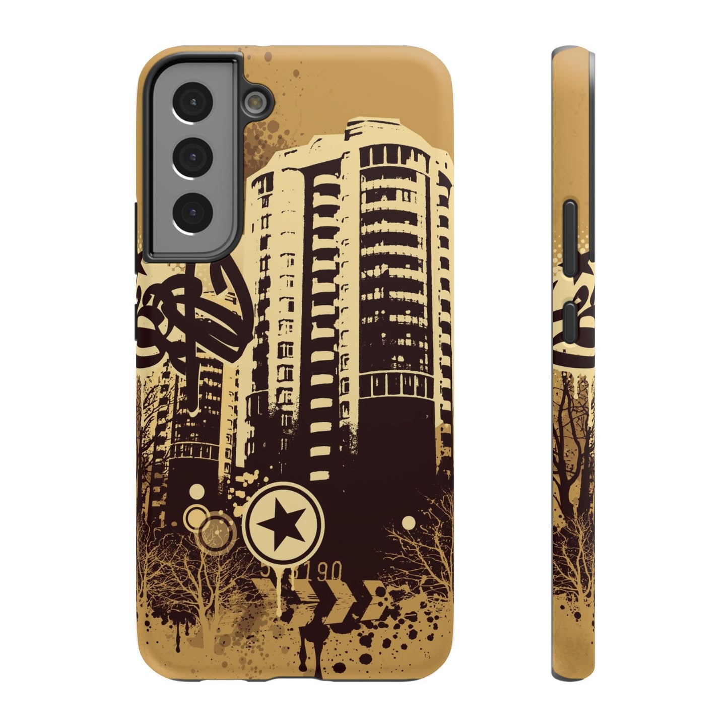 Brown City Tough Samsung Case