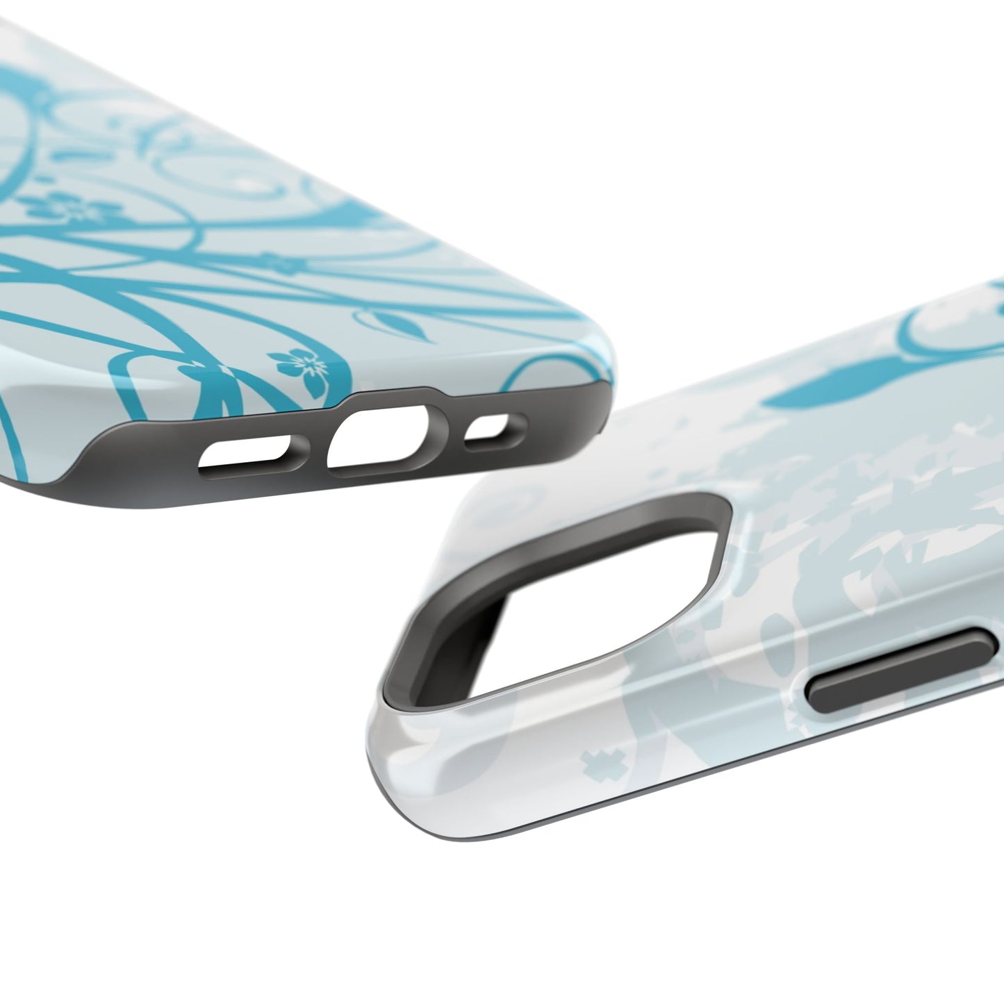 Blue Bloom Tough iPhone Case