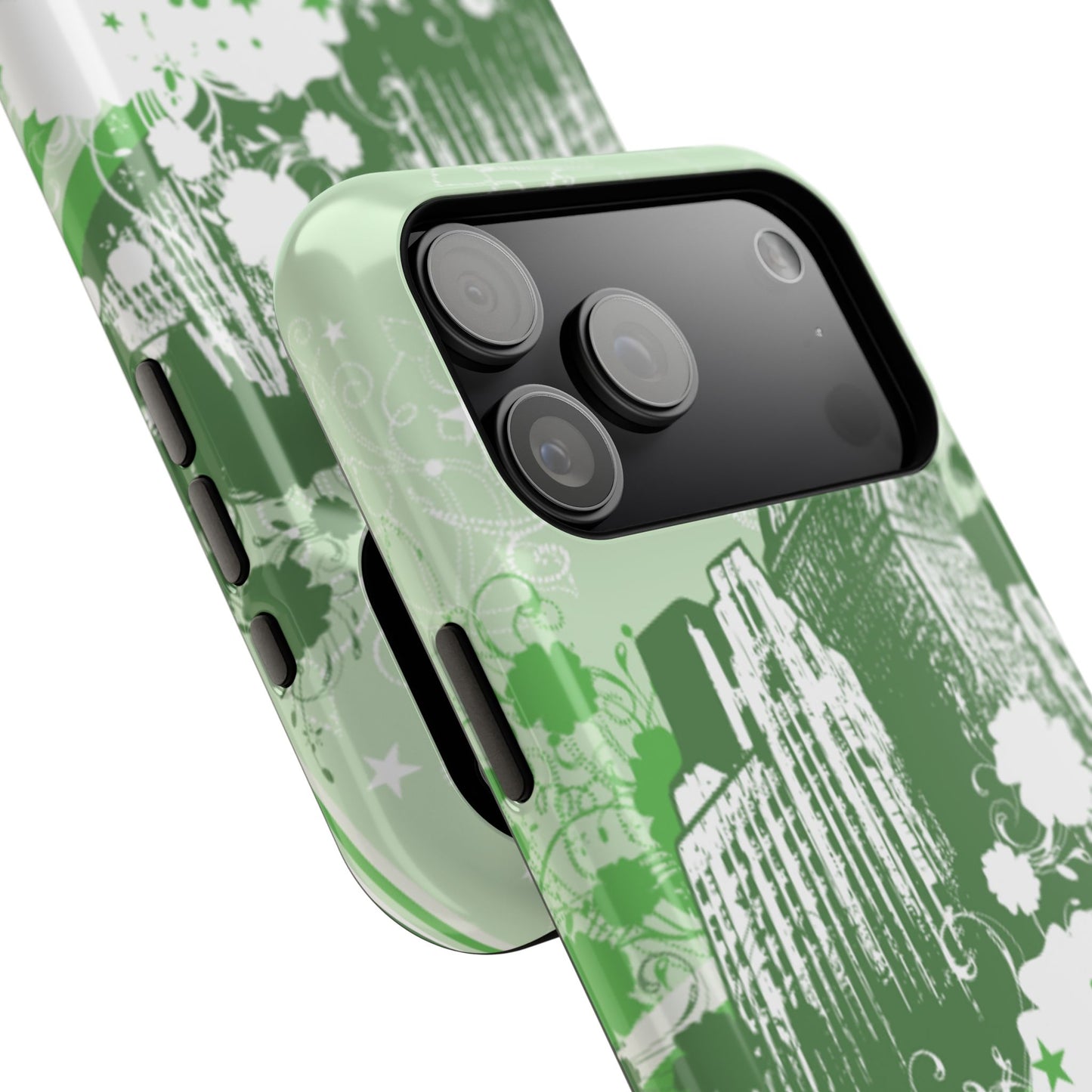 Green City Tough iPhone Case