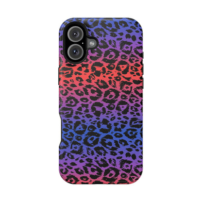 Leopard Gradient MagSafe Tough iPhone Case