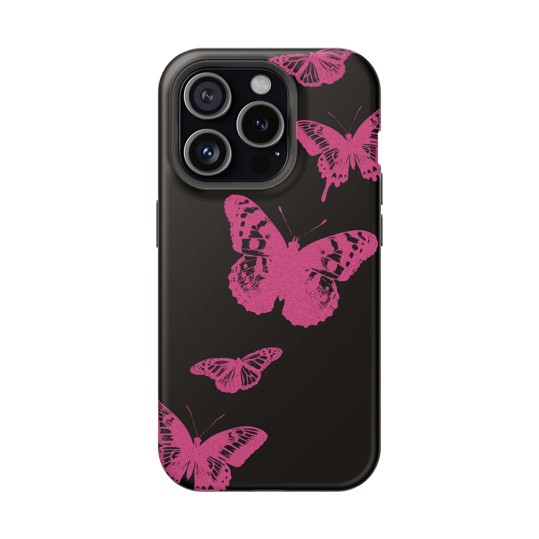 Pink Butterflies Tough iPhone Case