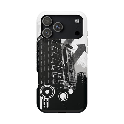 Monochrome City Tough iPhone Case