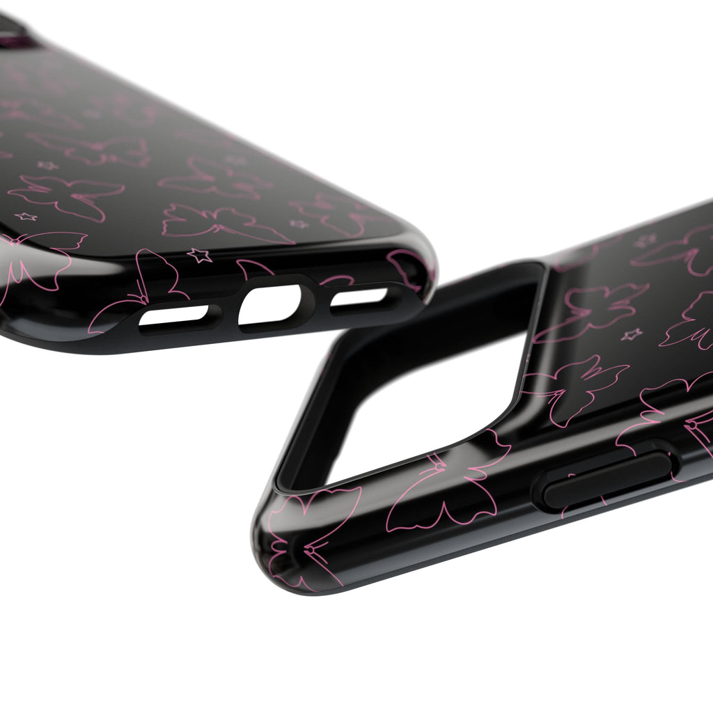 Midnight Flutter Tough iPhone Case