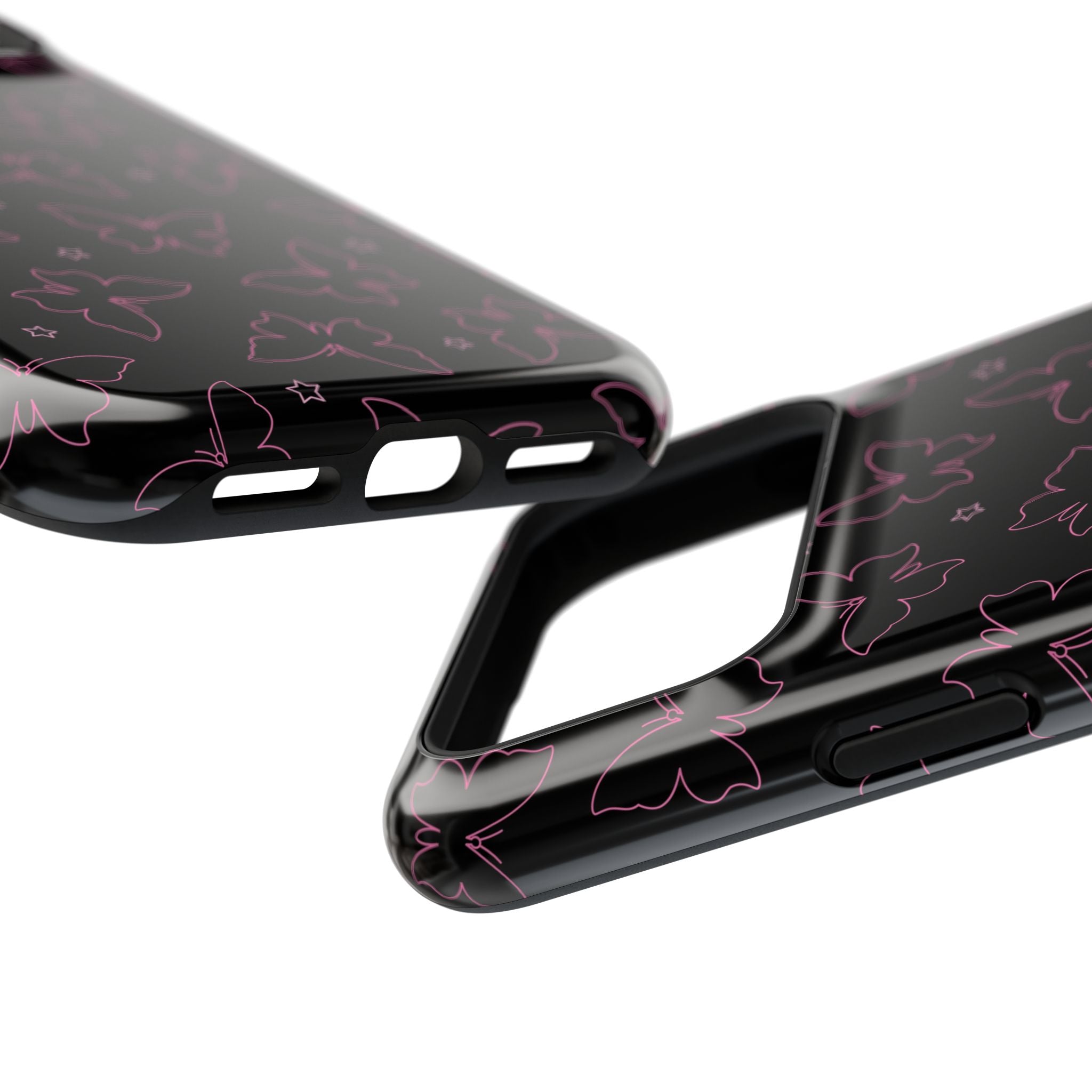 Midnight Flutter Tough iPhone Case