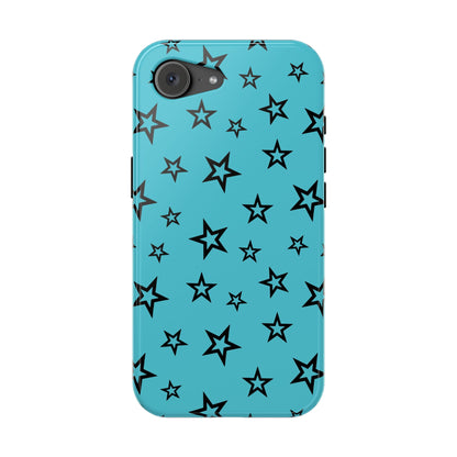 Turquoise Stars MagSafe Tough iPhone Case