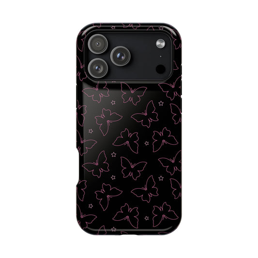 Midnight Flutter MagSafe Tough iPhone Case
