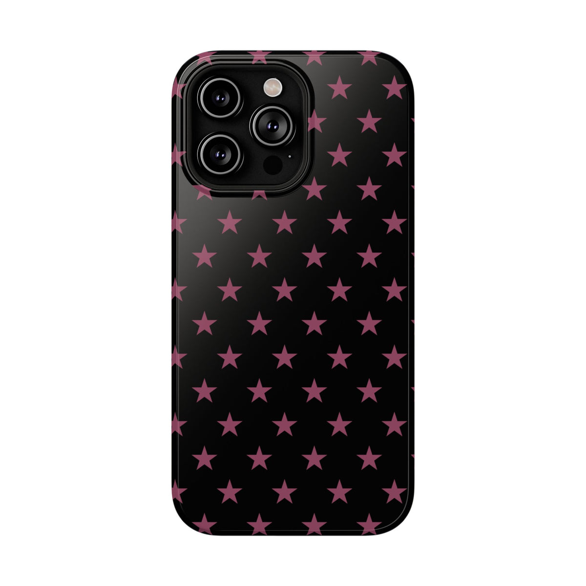Burgundy Stars MagSafe Tough iPhone Case