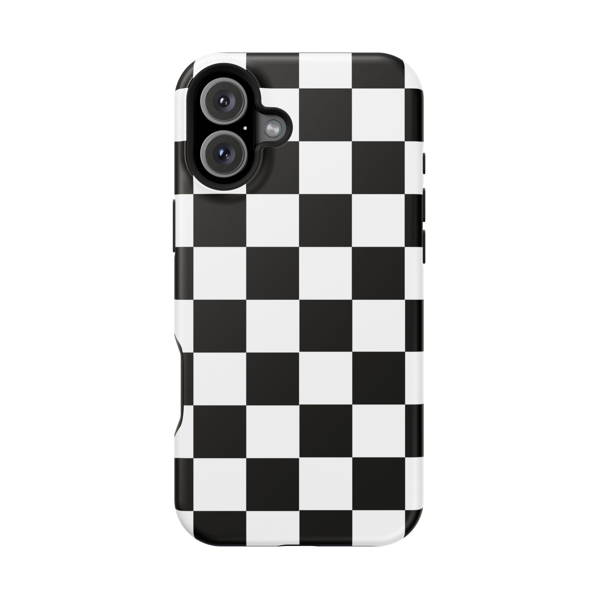 Black Grid Tough iPhone Case
