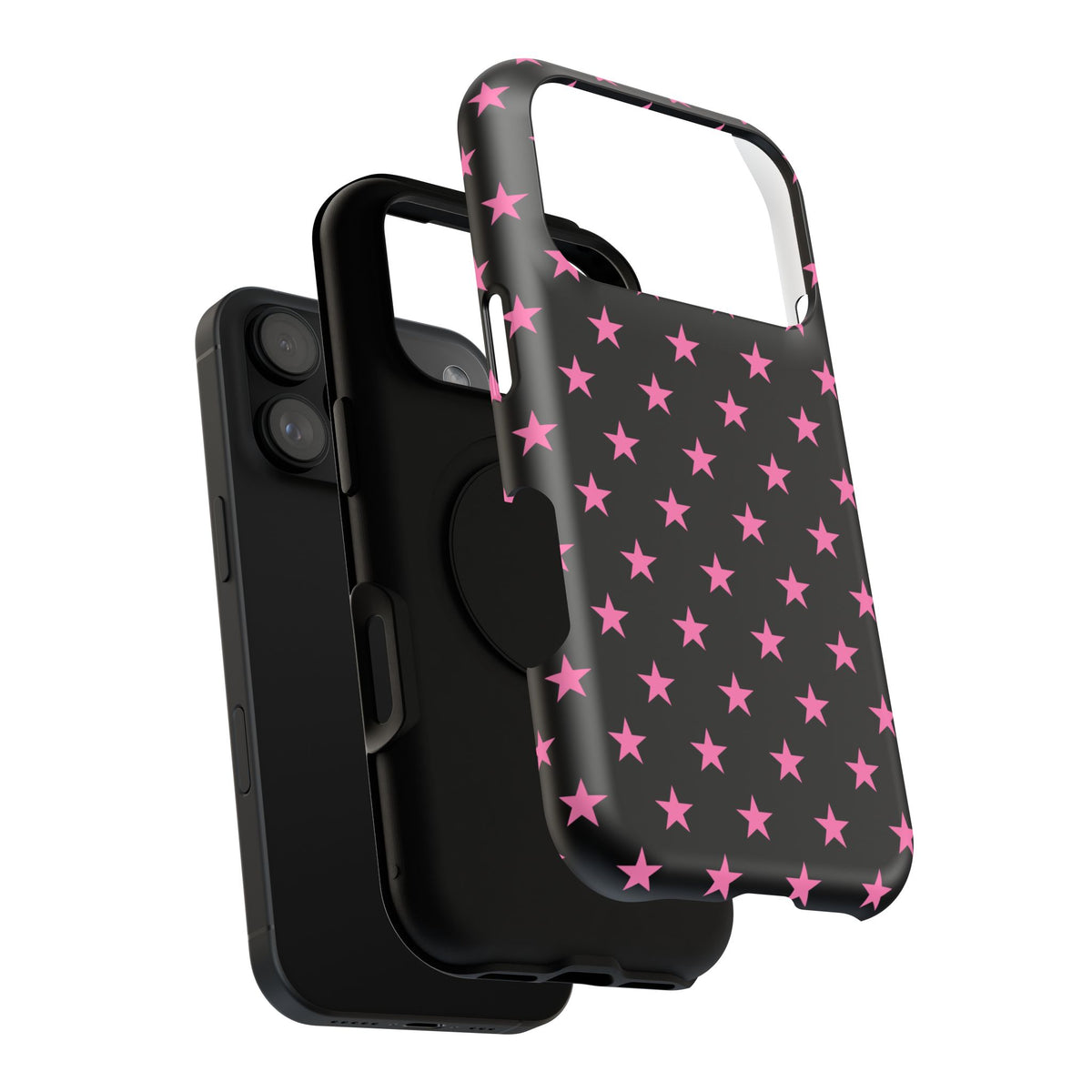 Pink Stars Tough iPhone Case