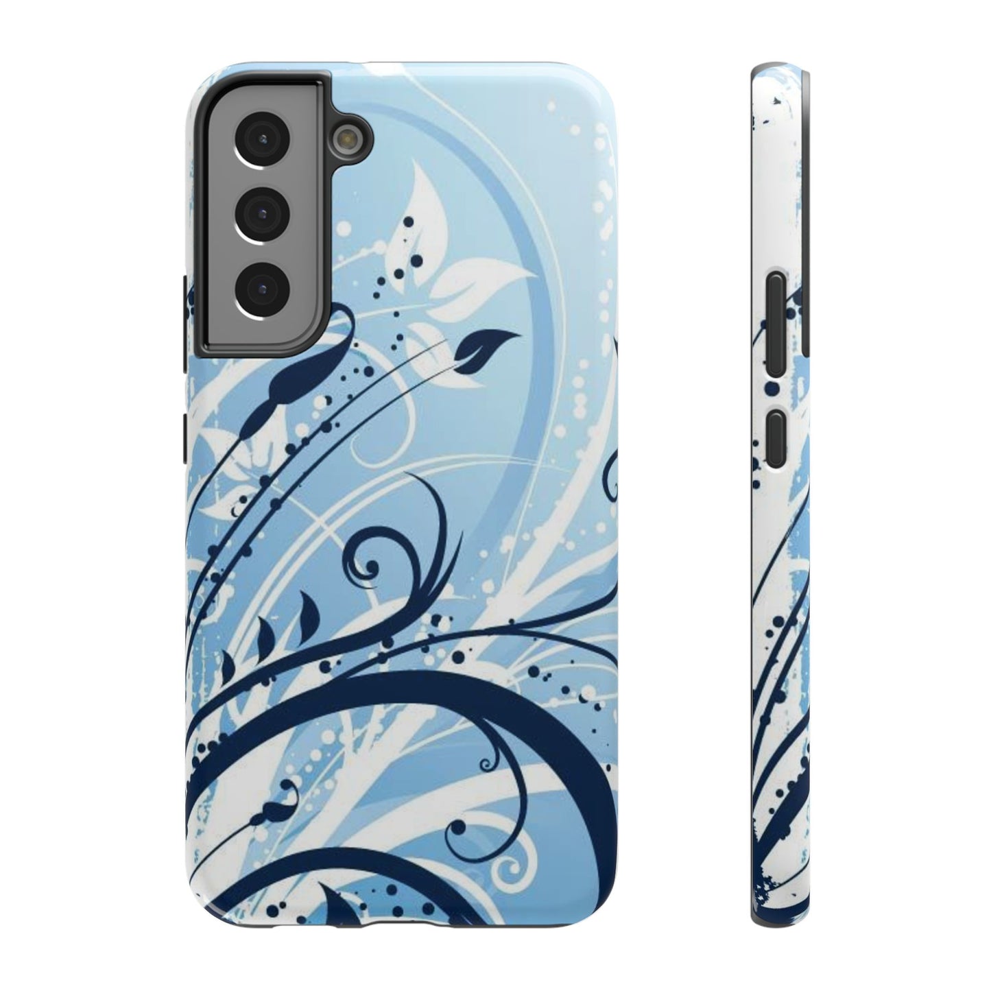 Bloom in Blue Tough Samsung Case
