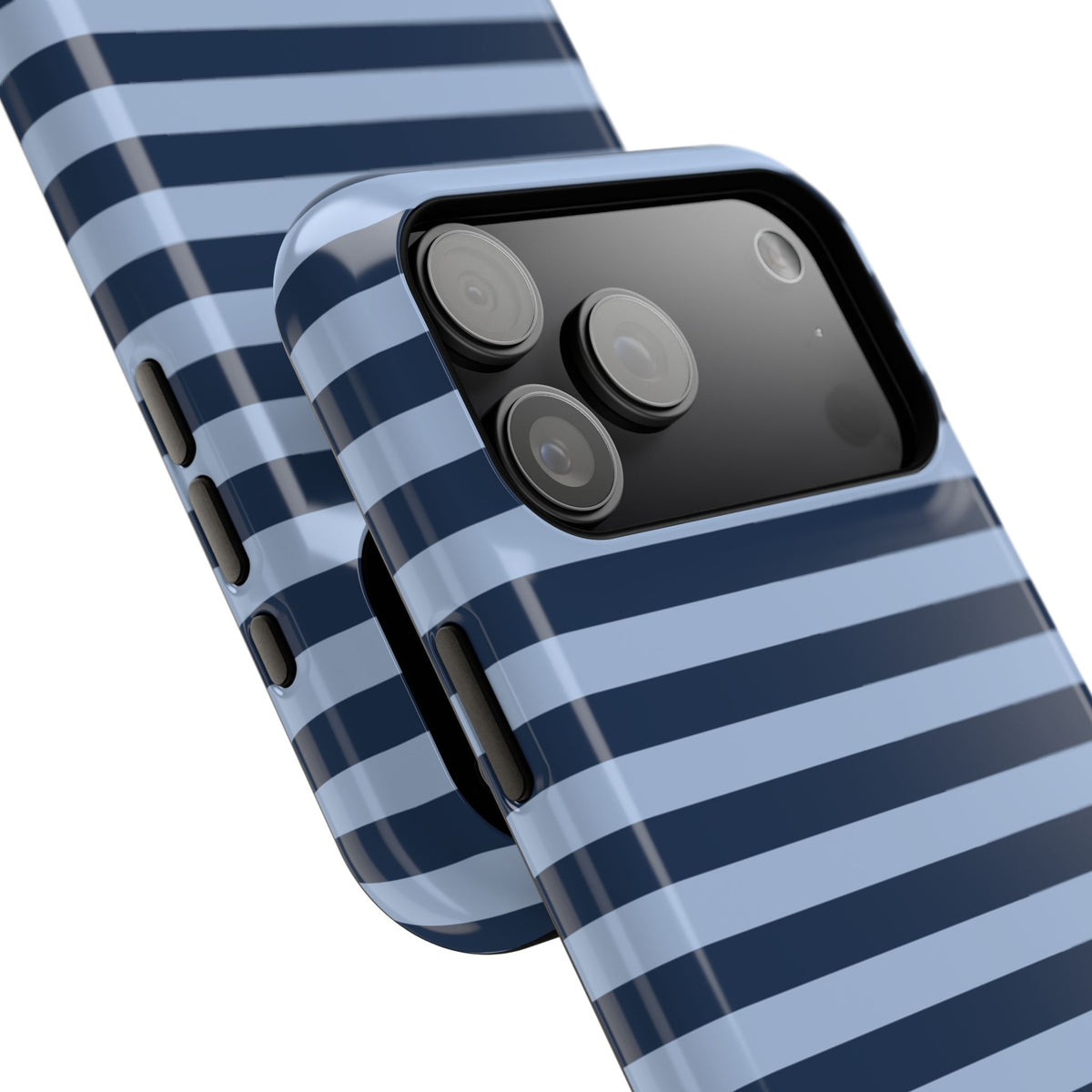 Blue Stripes MagSafe Tough iPhone Case