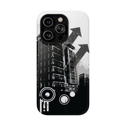 Monochrome City Tough iPhone Case