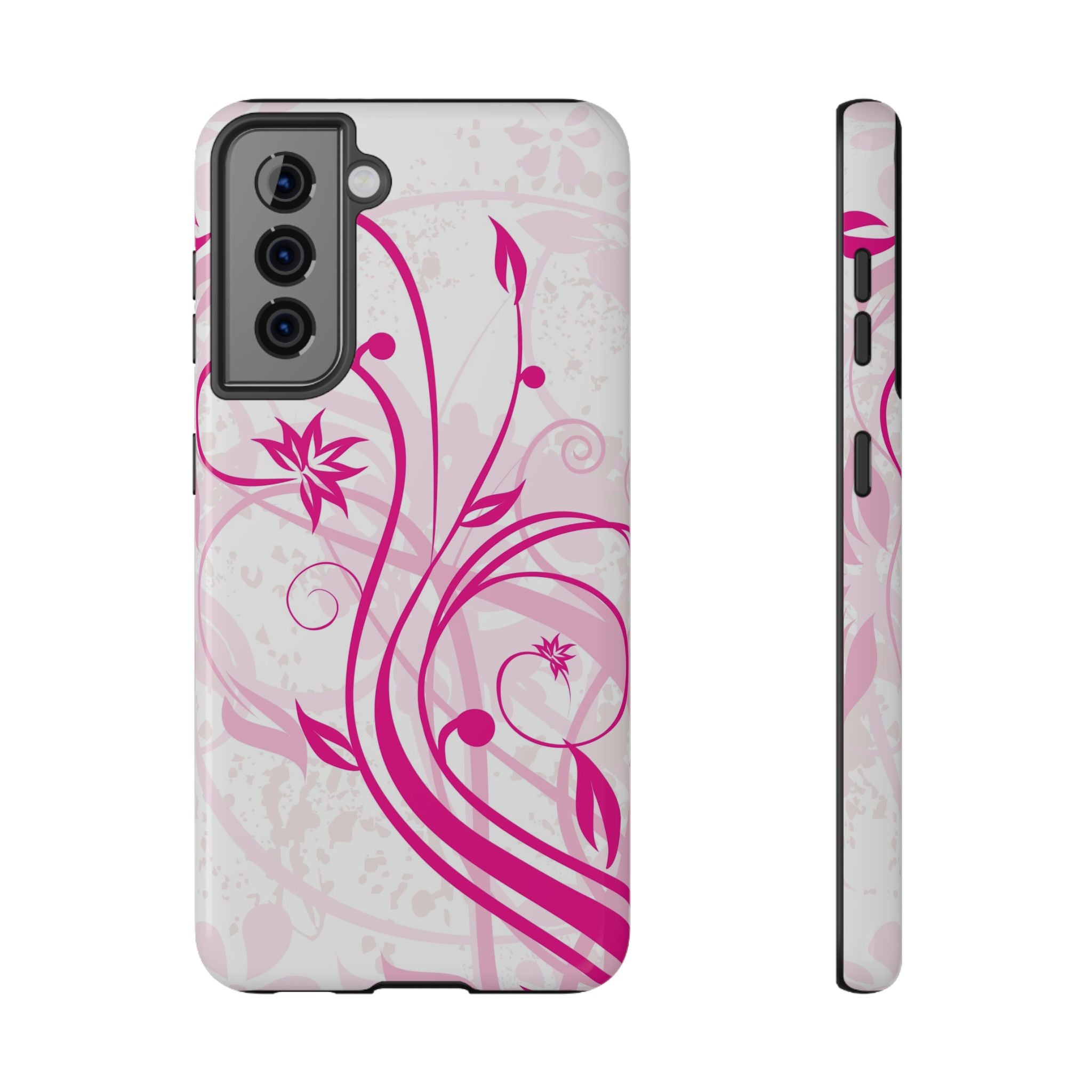 Flora Fuchsia Tough Samsung Case