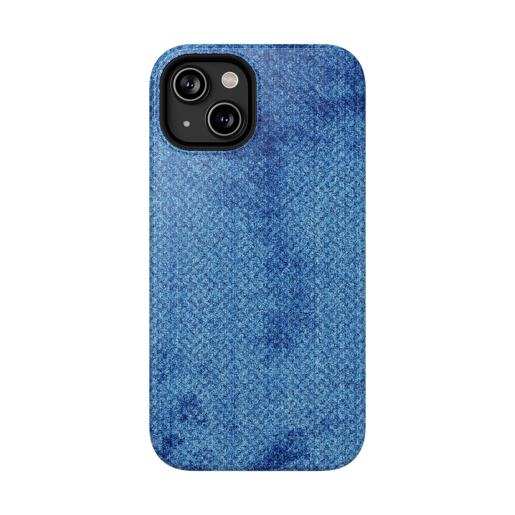 Blue Denim Tough iPhone Case