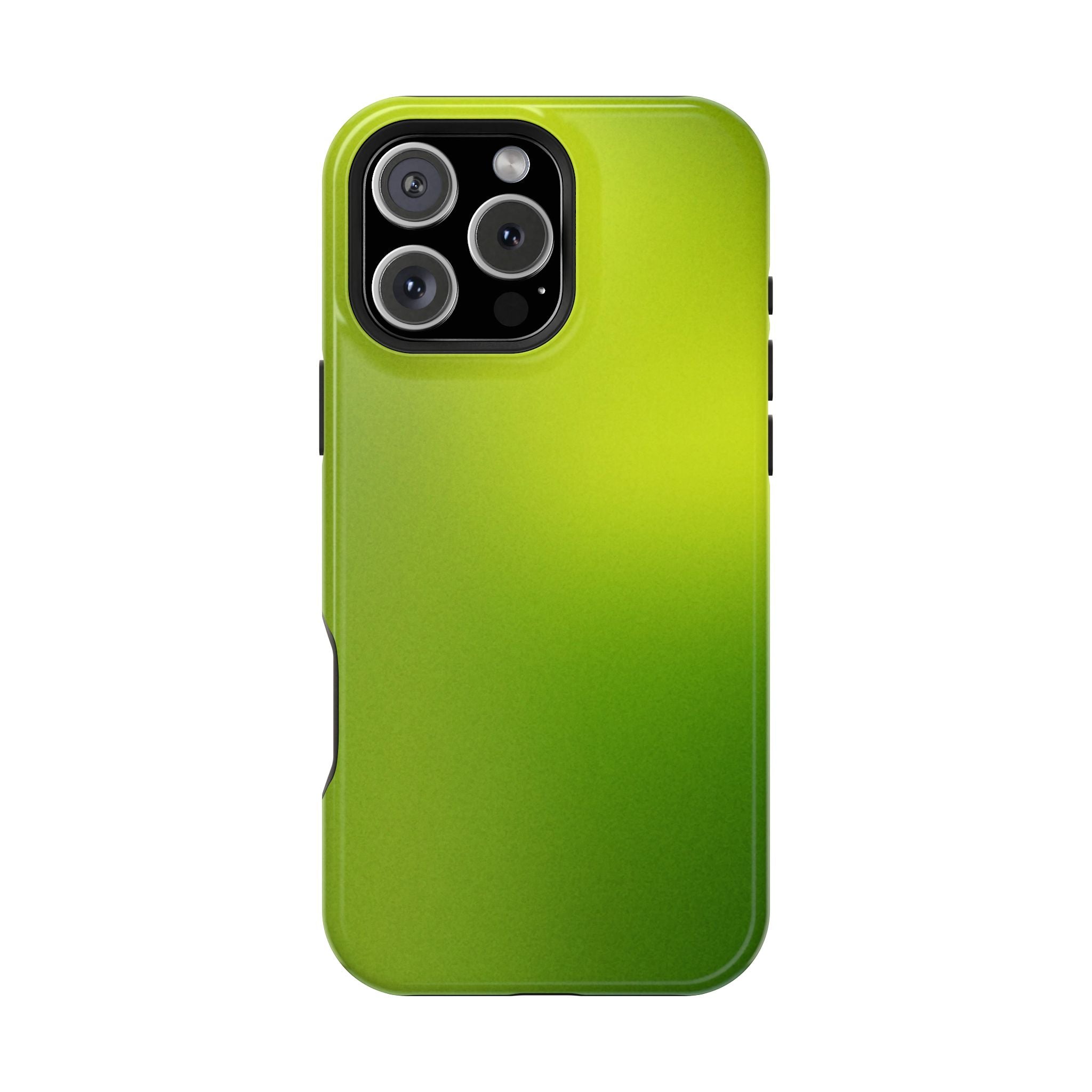 Lime Glow Tough iPhone Case