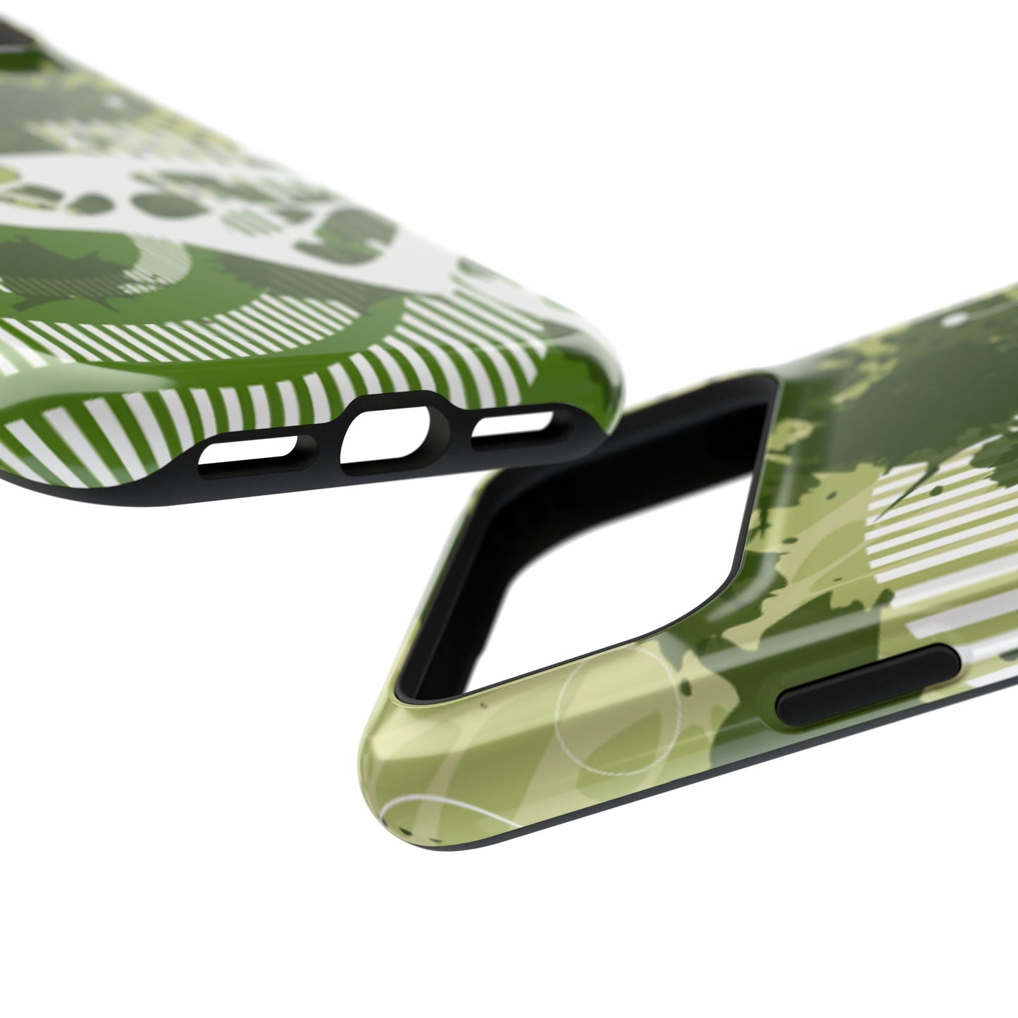 Green Echo Tough iPhone Case