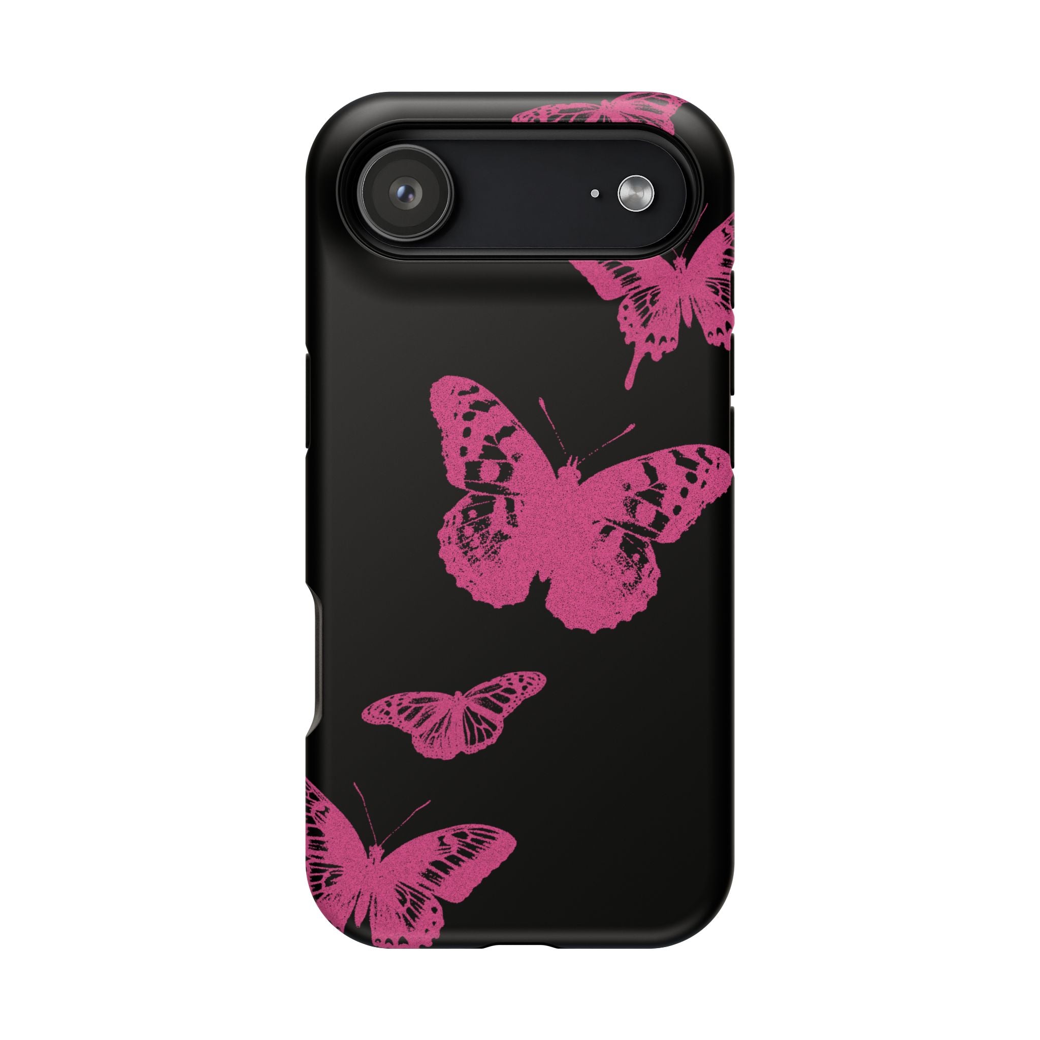 Pink Butterflies Tough iPhone Case