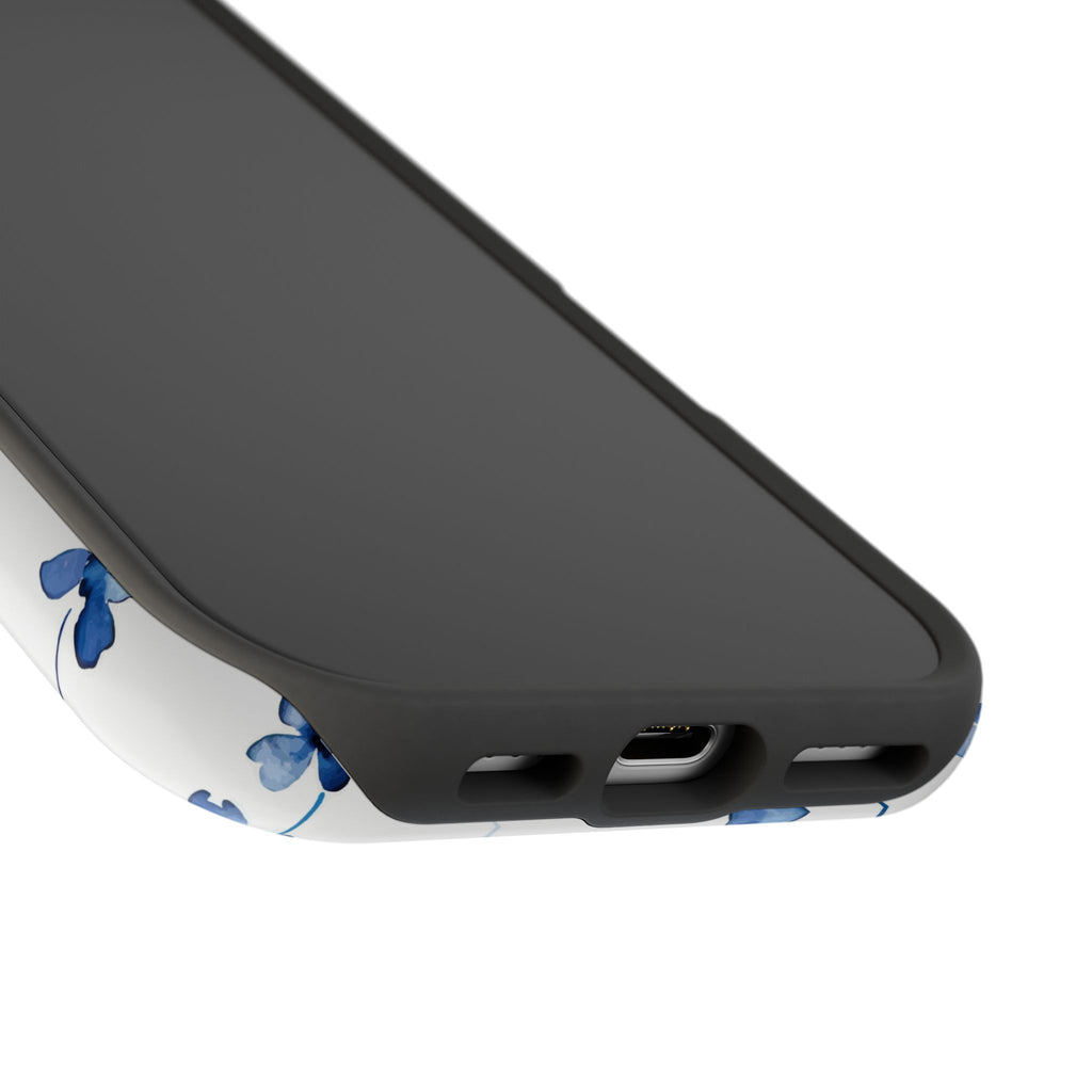 Blue Garden Tough iPhone Case