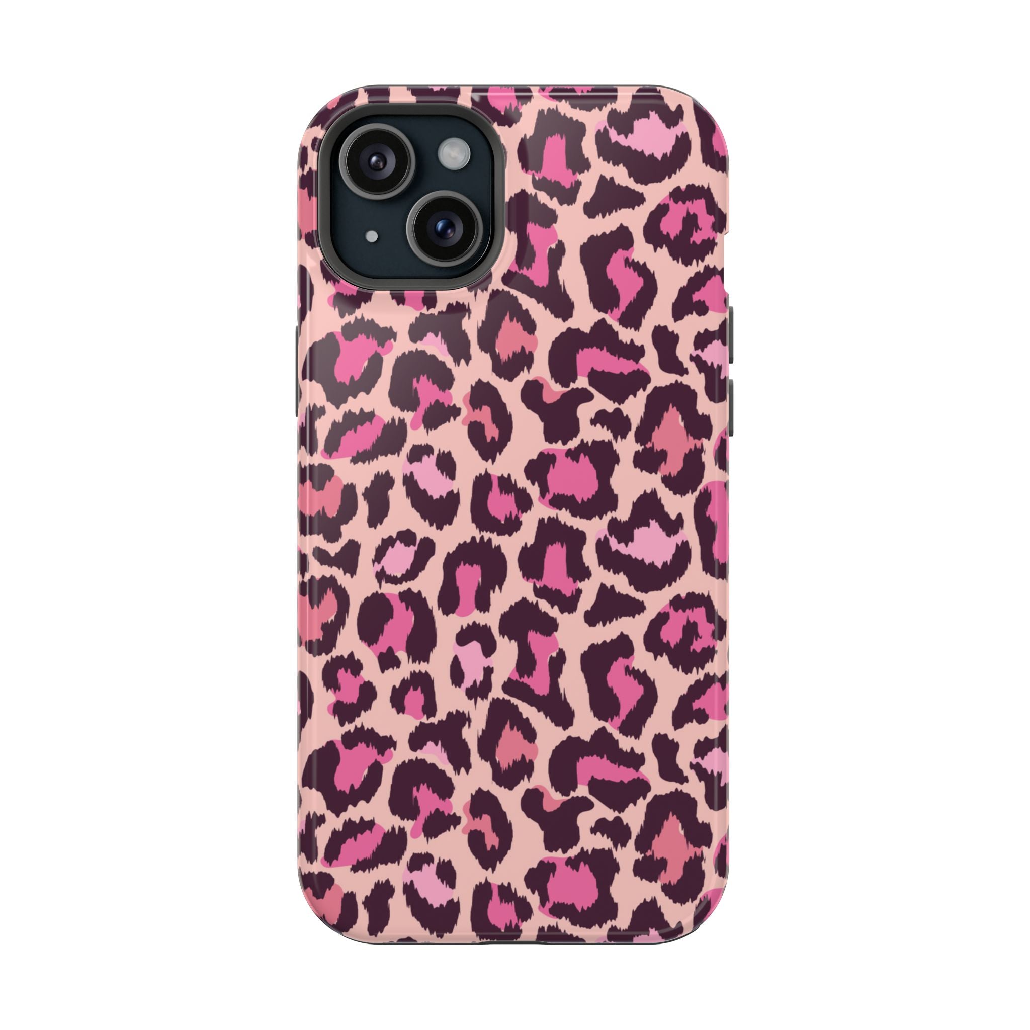 Pink Leopard Tough iPhone Case