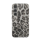 Grey Leopard Tough Samsung Case