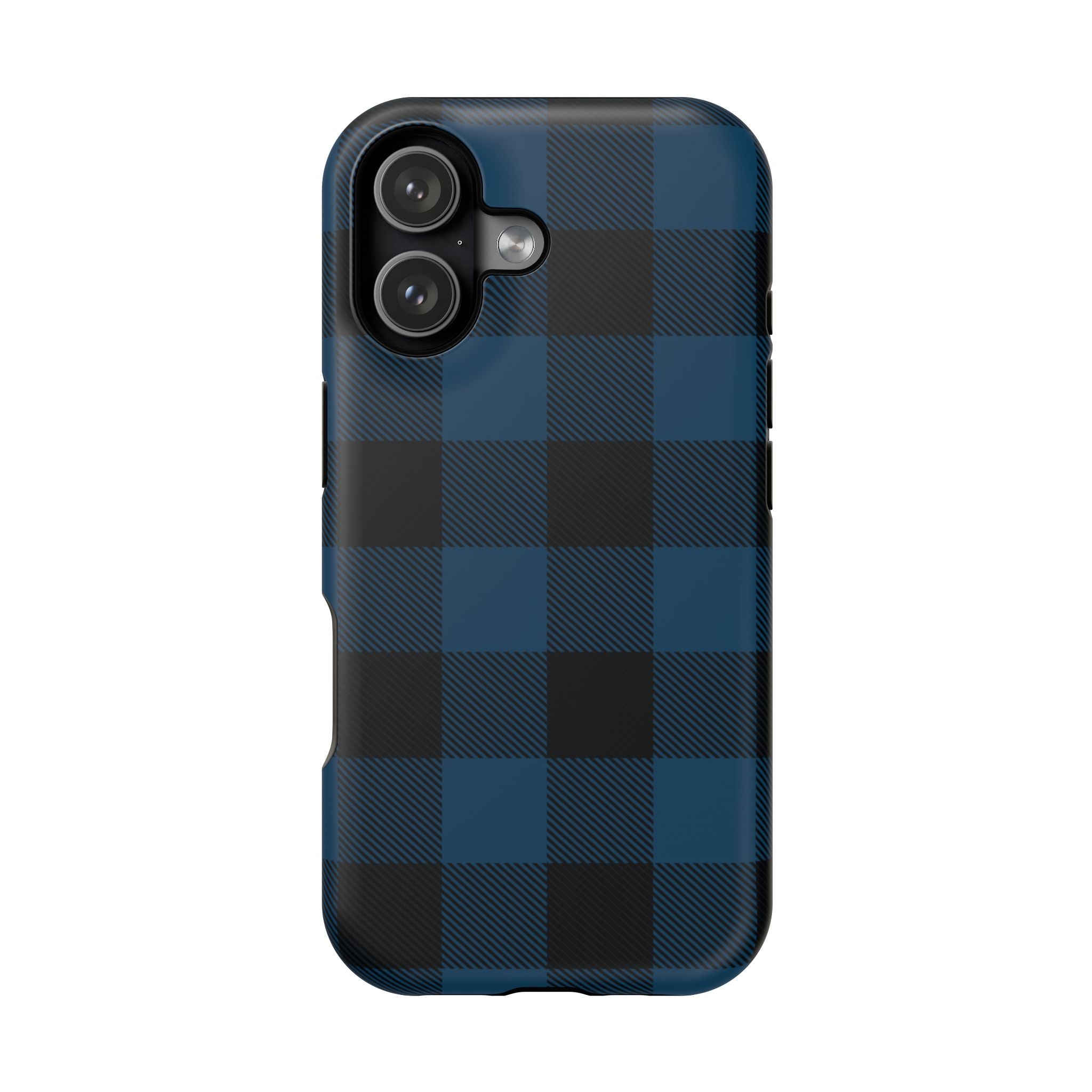 Blue Flannel Tough iPhone Case