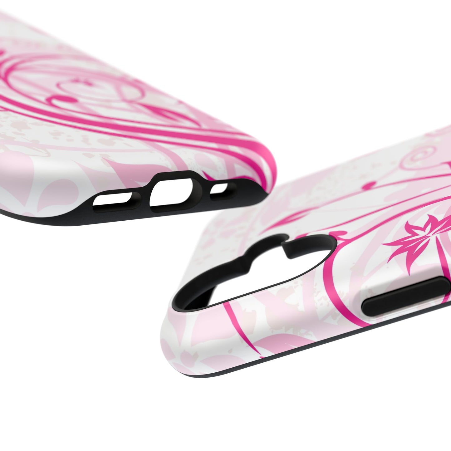 Flora Fuchsia Tough iPhone Case