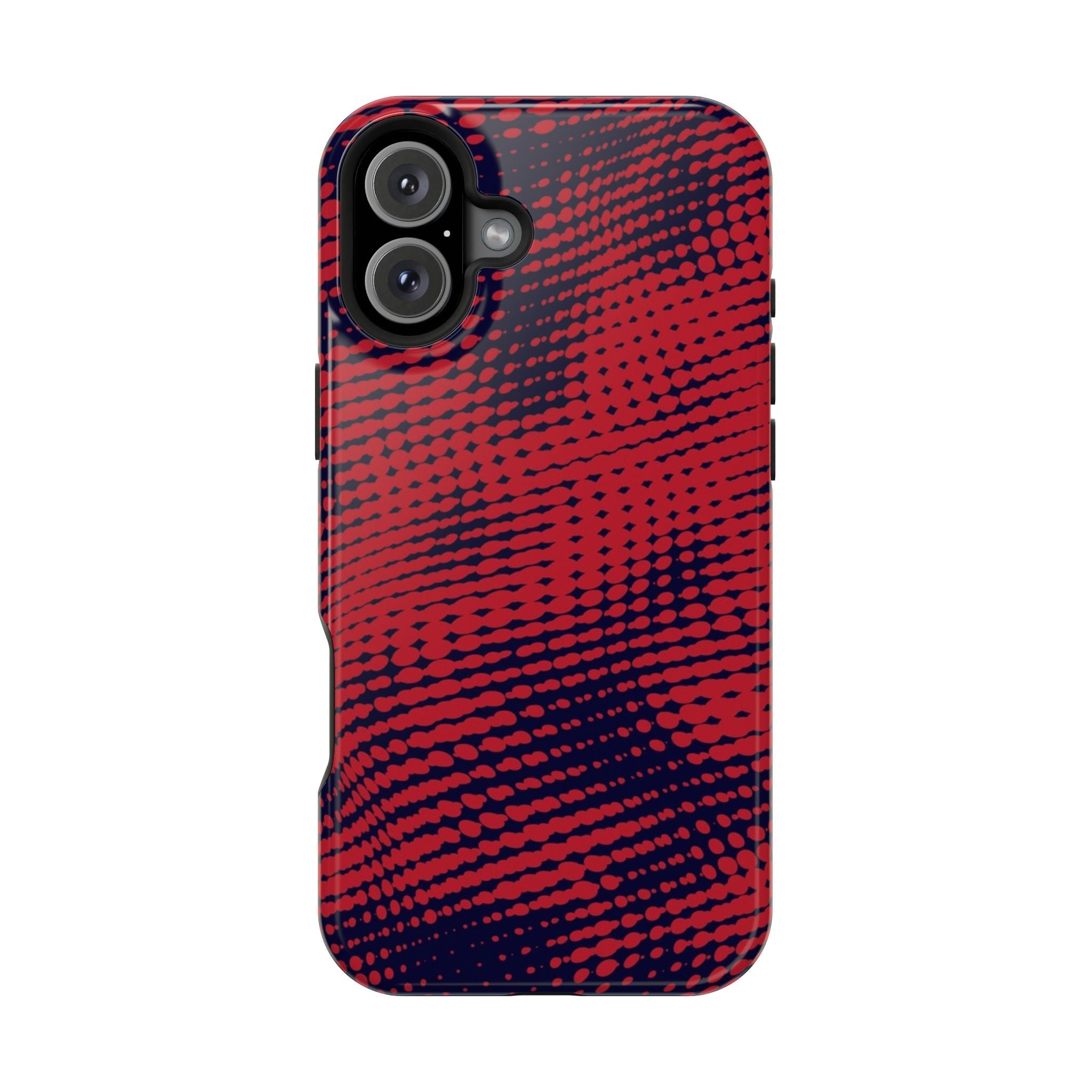 Red Static Tough iPhone Case