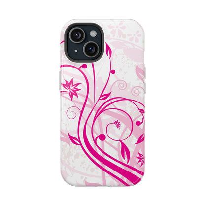 Flora Fuchsia Tough iPhone Case