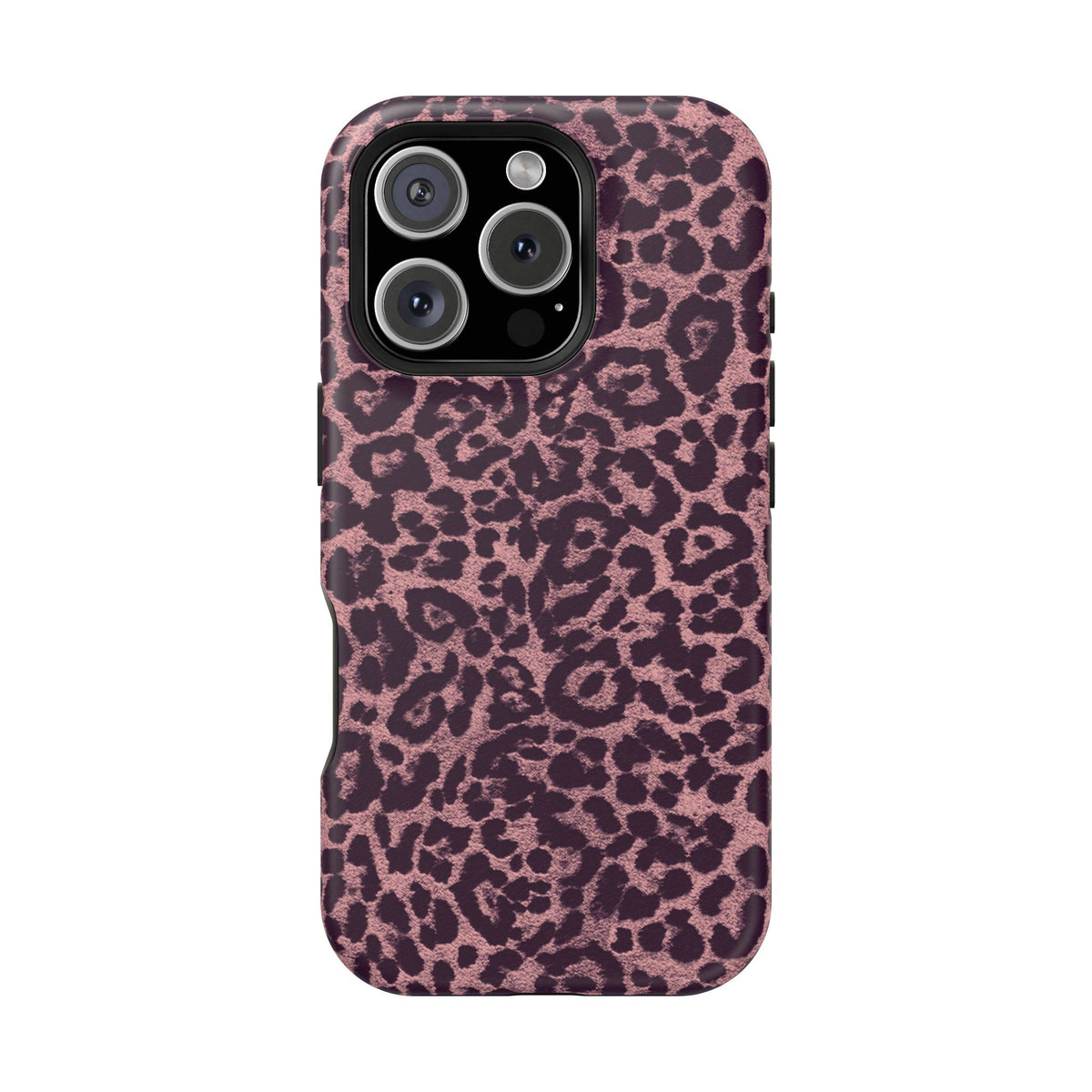 Purple Leopard MagSafe Tough iPhone Case