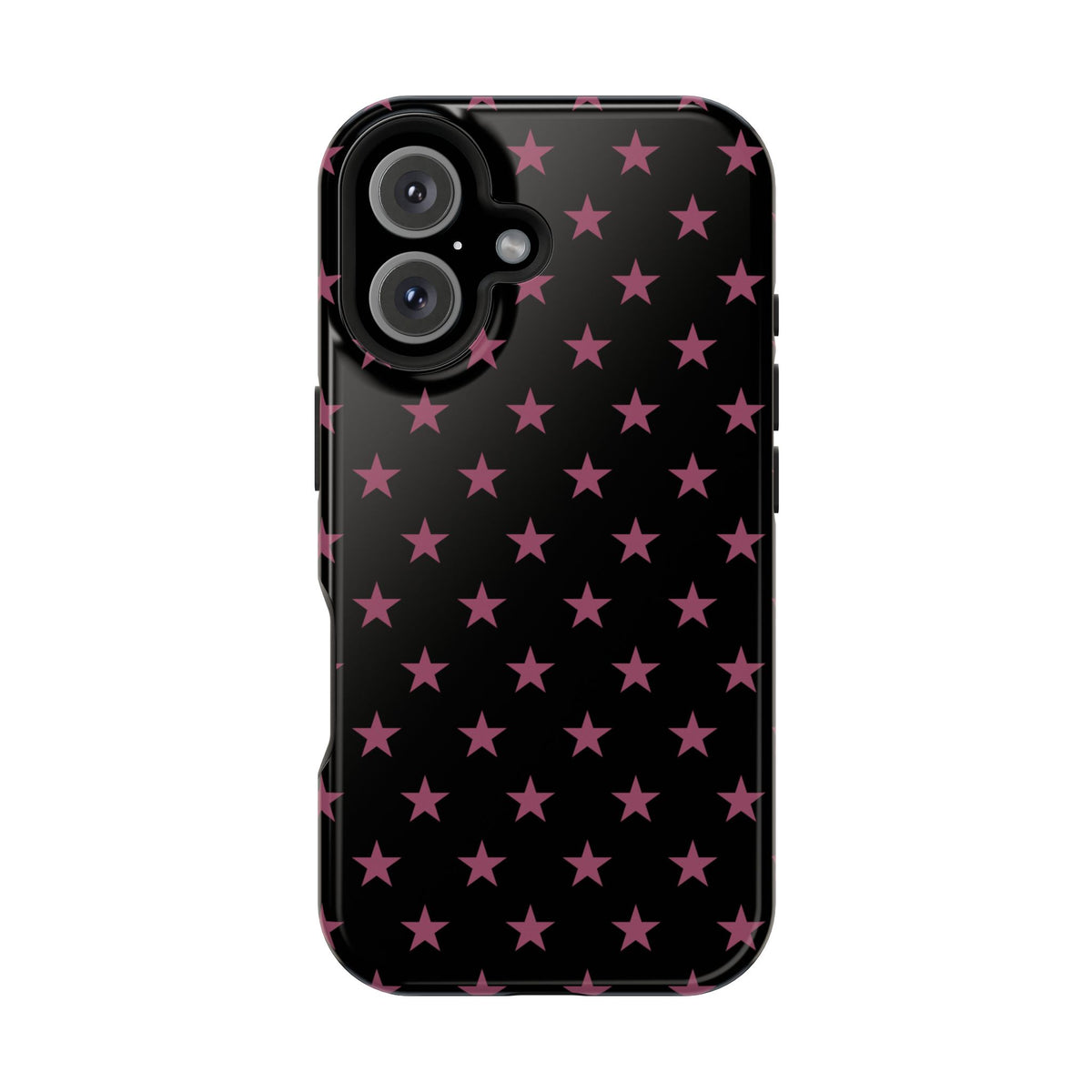 Burgundy Stars MagSafe Tough iPhone Case