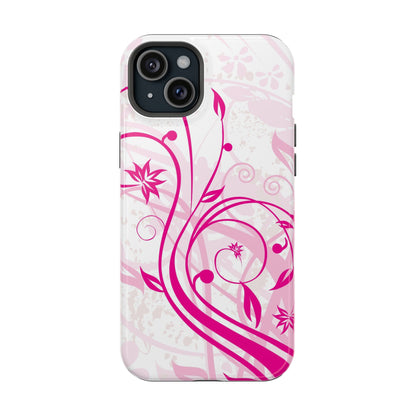 Flora Fuchsia Tough iPhone Case