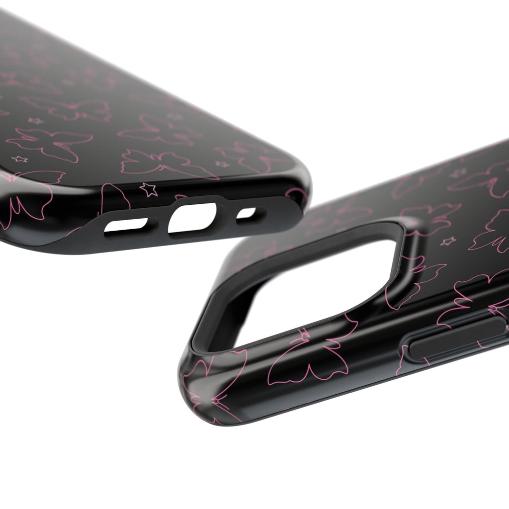 Midnight Flutter Tough iPhone Case