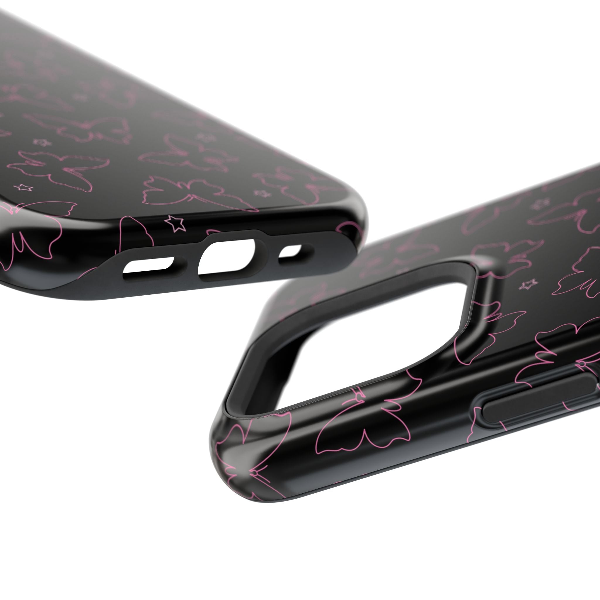 Midnight Flutter Tough iPhone Case