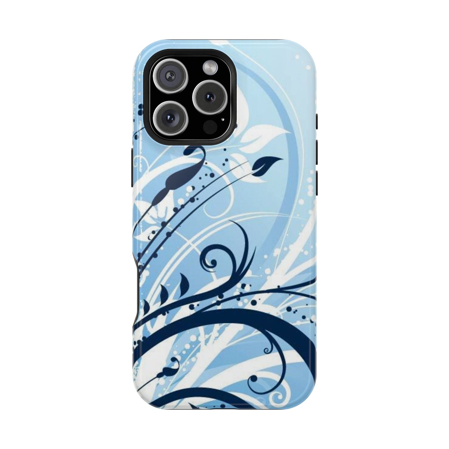 Bloom in Blue Tough iPhone Case