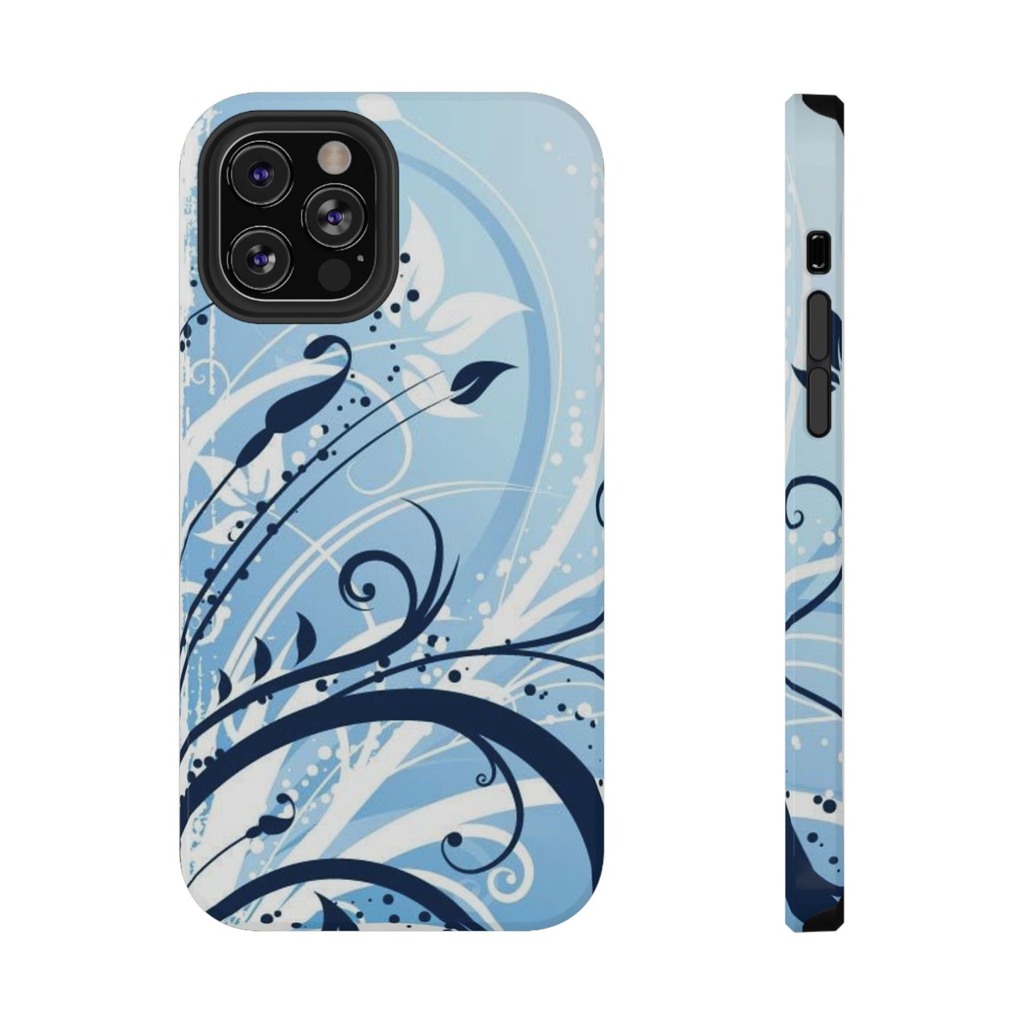 Bloom in Blue Tough iPhone Case